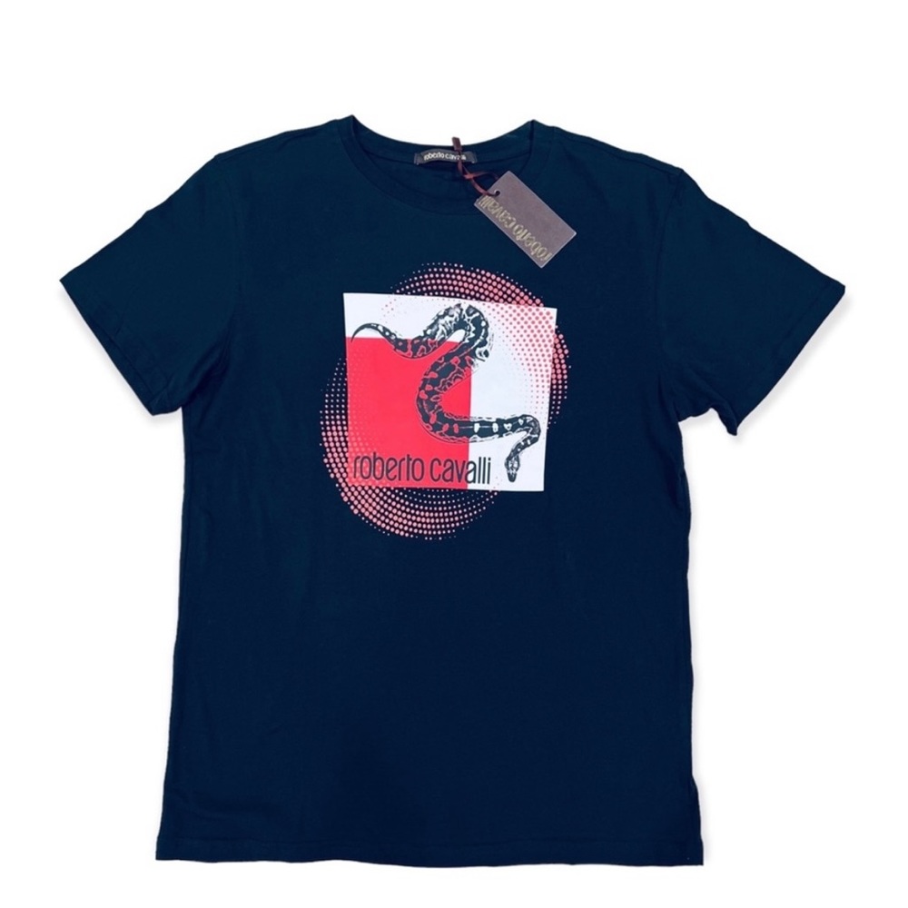 *New* Robert Cavalli python snake T-shirt